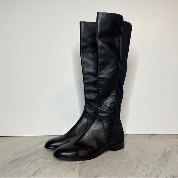 Louise et Cie Verdi Leather Black Stretch Boot 6M - Picture 15 of 15